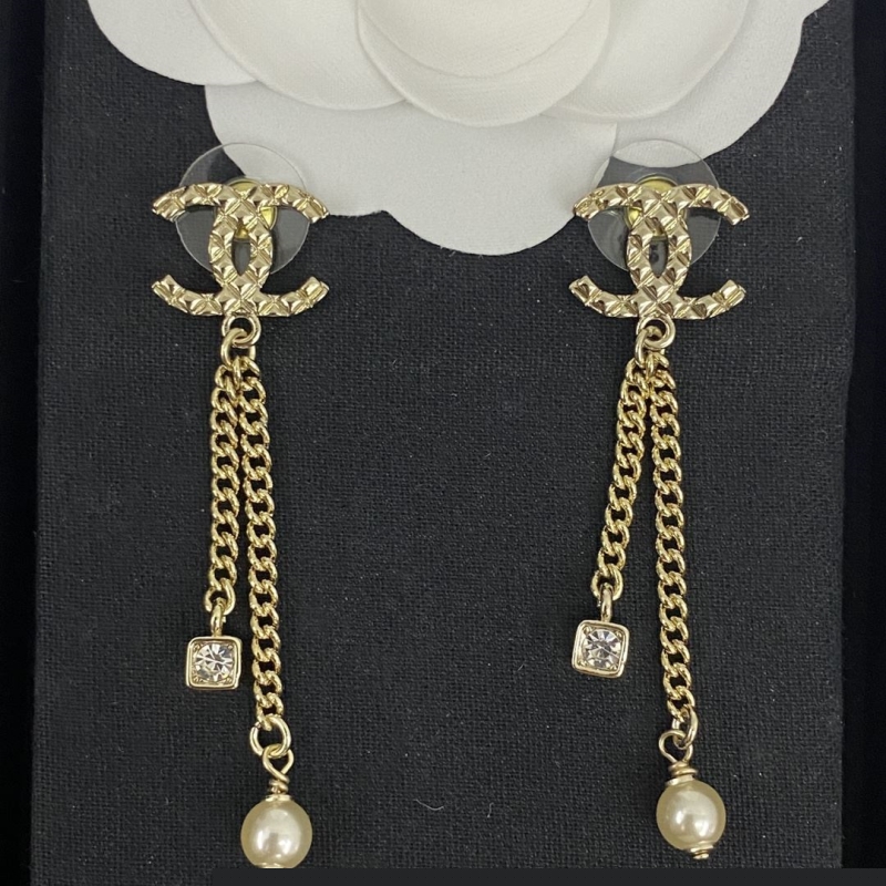 Ch*el earrings